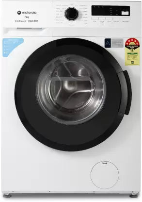 MOTOROLA 7 kg 5 Star Rating Garment Sterilization Fully Automatic Front Load Washing Machine with In-built Heater White  (70FLAM5W)(OPEN BOX) MOTOROLA 7 kg 5 Star Rating Garment Sterilization Fully Automatic Front Load Washing Machine with In-built Heater White  (70FLAM5W)(OPEN BOX)